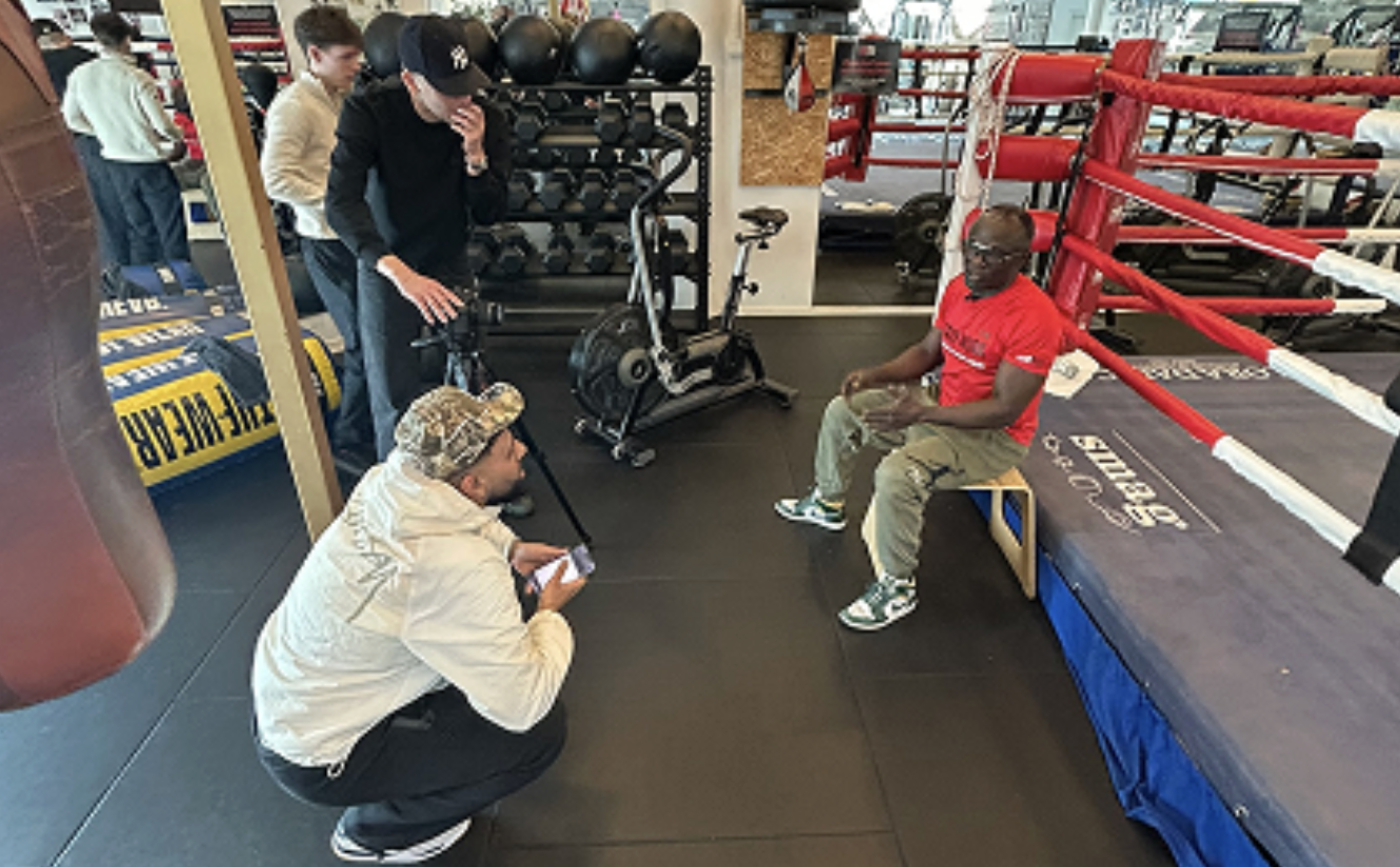 Optagelser i bokseklub